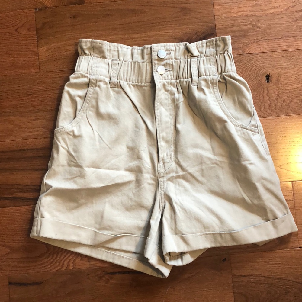 tan shorts